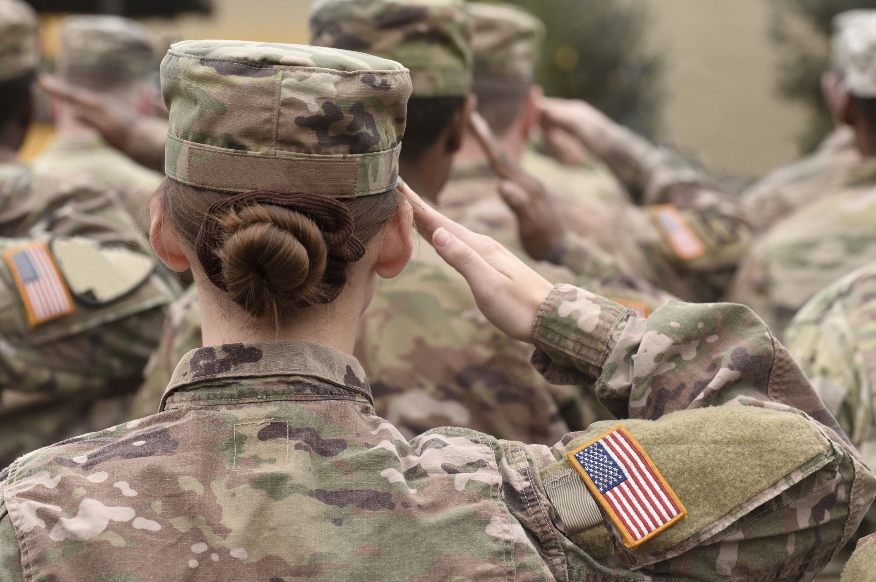 Women Military Shutterstock 1711680580