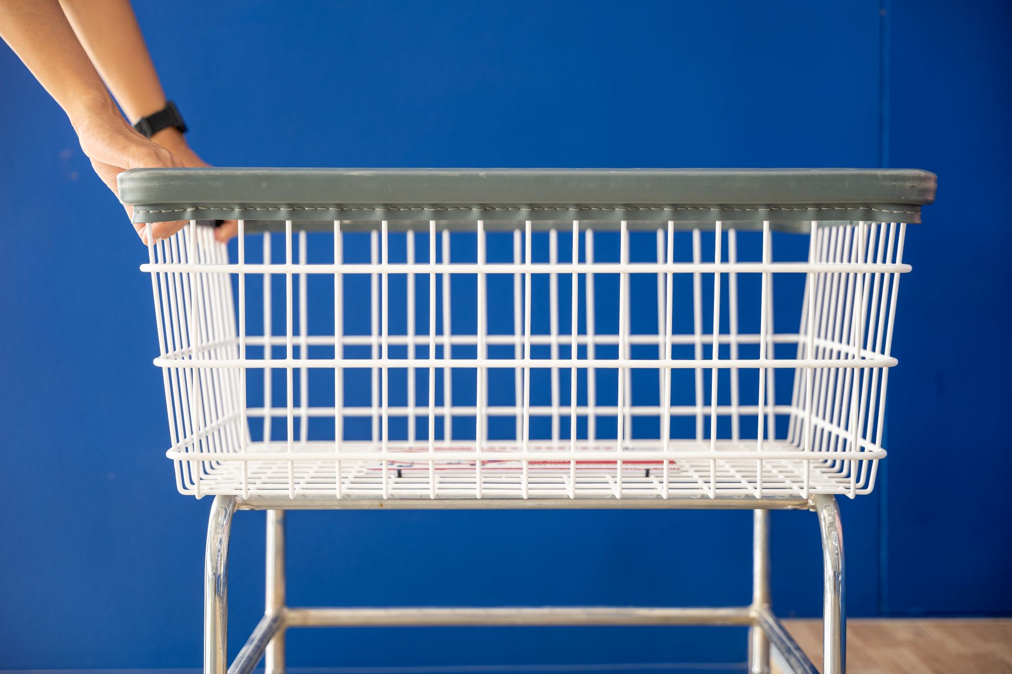 Laundry Cart Shutterstock 2244446255