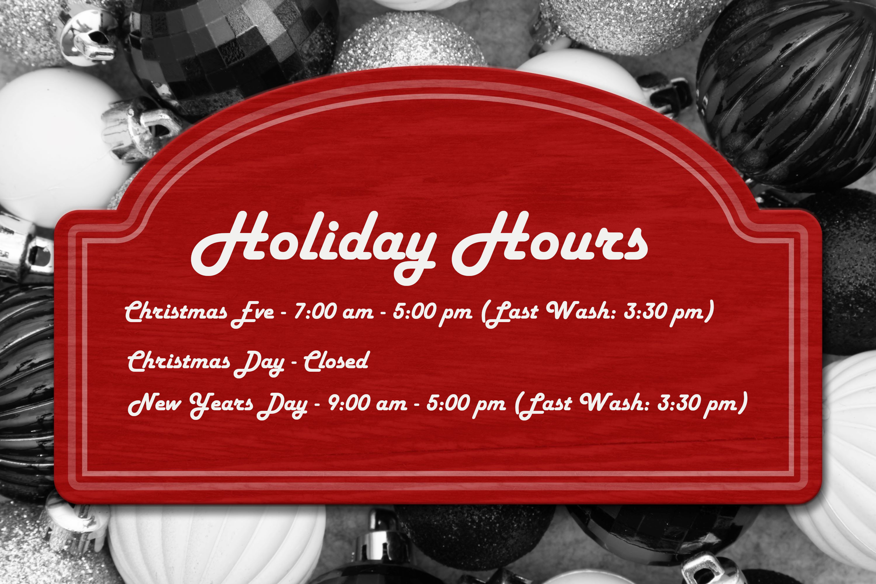 Holiday Hours Revised 2 Sign Shutterstock 2232506559