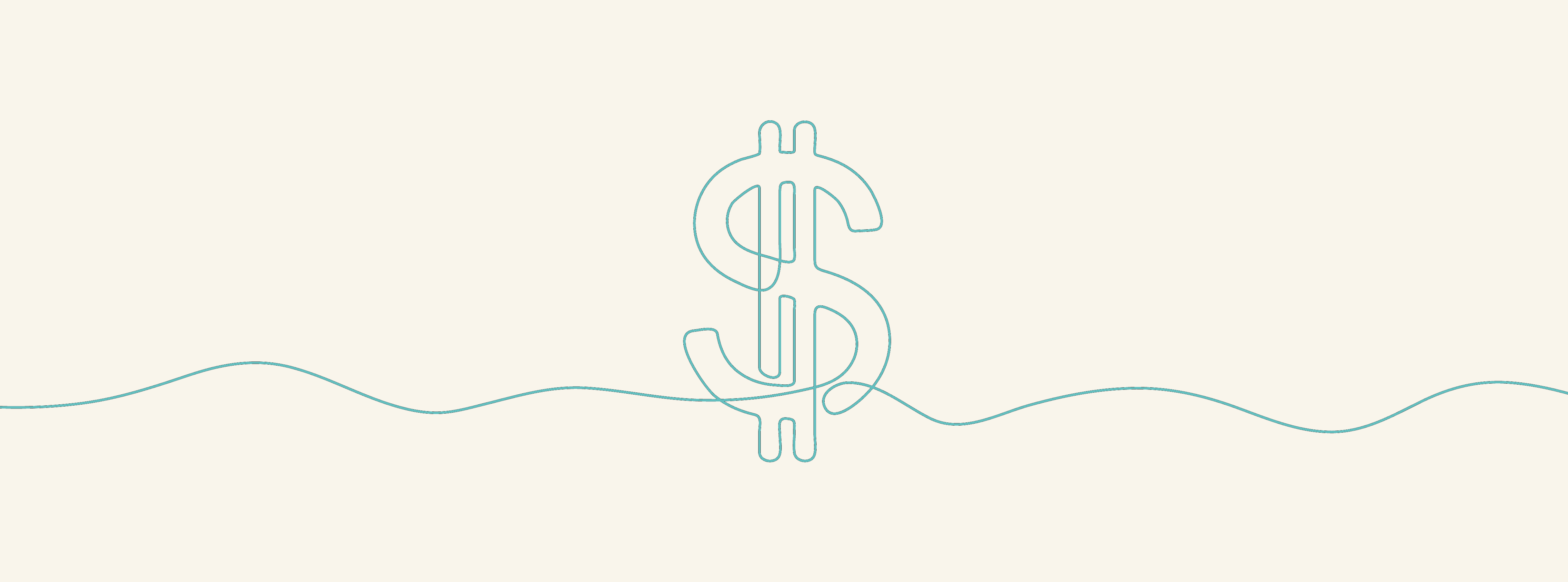 Pricing Teal Beige Shutterstock 2173881577